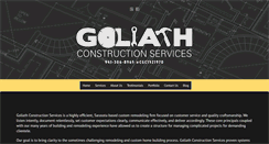 Desktop Screenshot of goliathconstructionservices.com